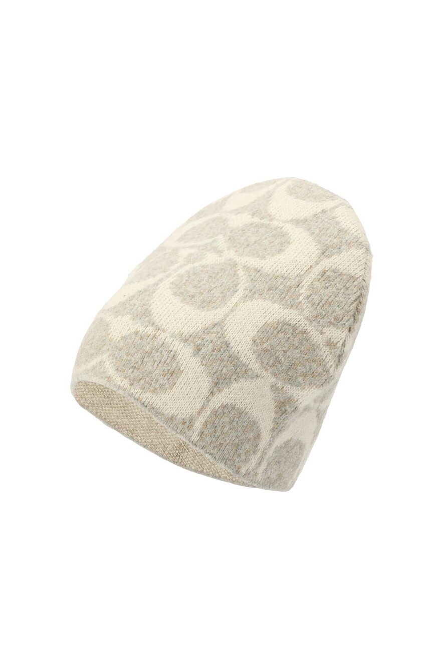 2750 Embossed C Knit Beanie, Grey Birch